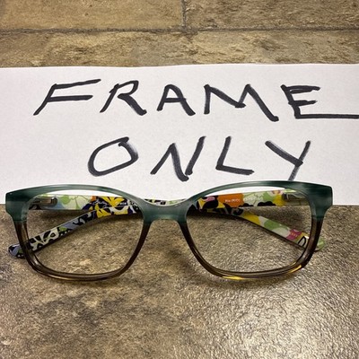 Vera Bradley GRACE RIO Eyeglasses Frame Only Green Brown 