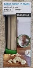 Casabella Garlic Peeler Presser Crusher Storage - FOUR TOOLS IN ONE RRP $24.95