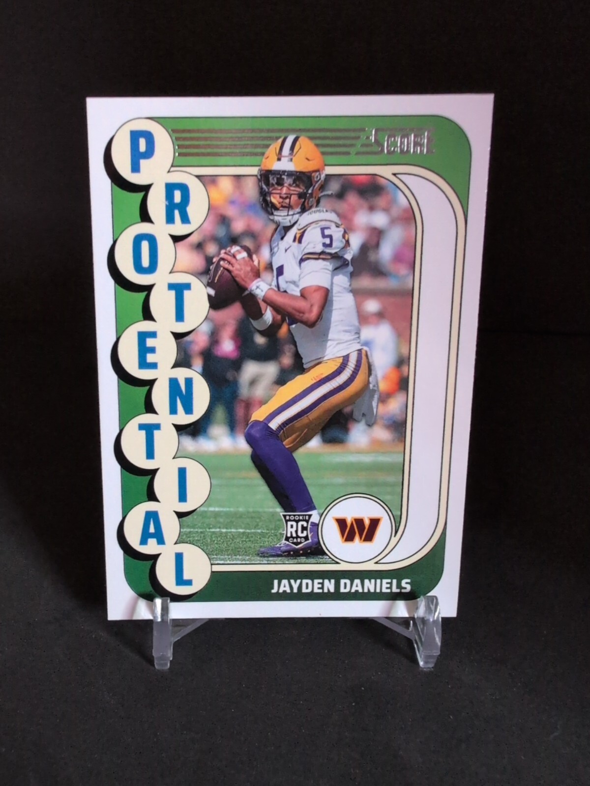 Jayden Daniels 2024 Score Protential #3 Washington Commanders Rookie RC LSU