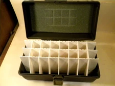 Vintage Leberkco's The Selector tackle box  12" x 6 1/2" x 6" USA Holds 32 lures
