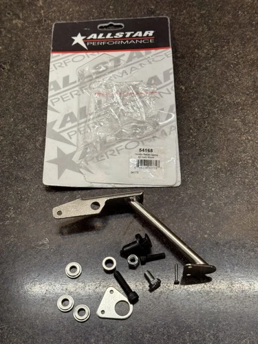 Allstar Performance 54168 Throttle Return Spring Kit Carb Mount Chrome Plated