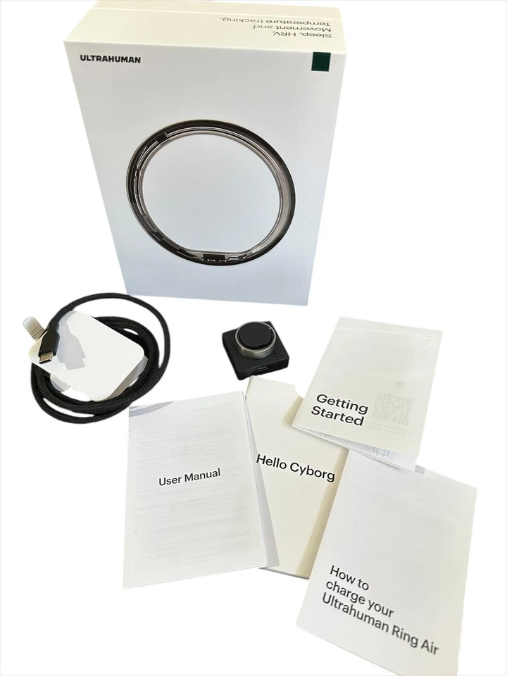 ULTRAHUMAN Air Raw Titanium Ring -Kein App-Abonnement Smart Ring Größe12 ✅ - Bild 2 von 3