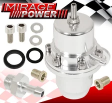 High Volume Chrome PSI Fuel Pressure Regulator Unit For Honda Acura B16 B18 VTEC