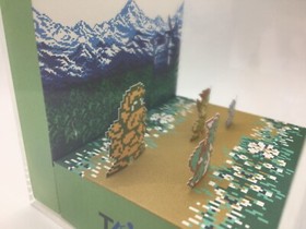 Little Samson NES Nintendo Intro Ending Shadow Box Diorama Cube