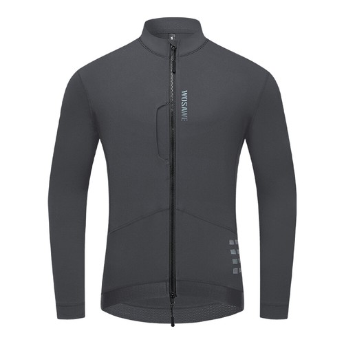 WOSAWE Men Fall/Winter Cycling Jacket YKK Zipper Comfortable Fleece Warm Jacket - Picture 7 of 15