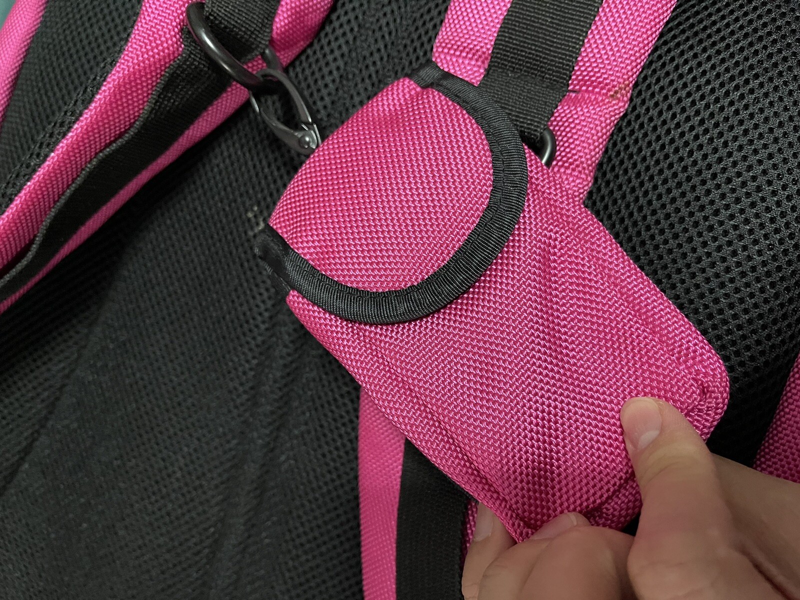 PINK LAPTOP BACKPACK MULTI COMPARTMENT - image 6