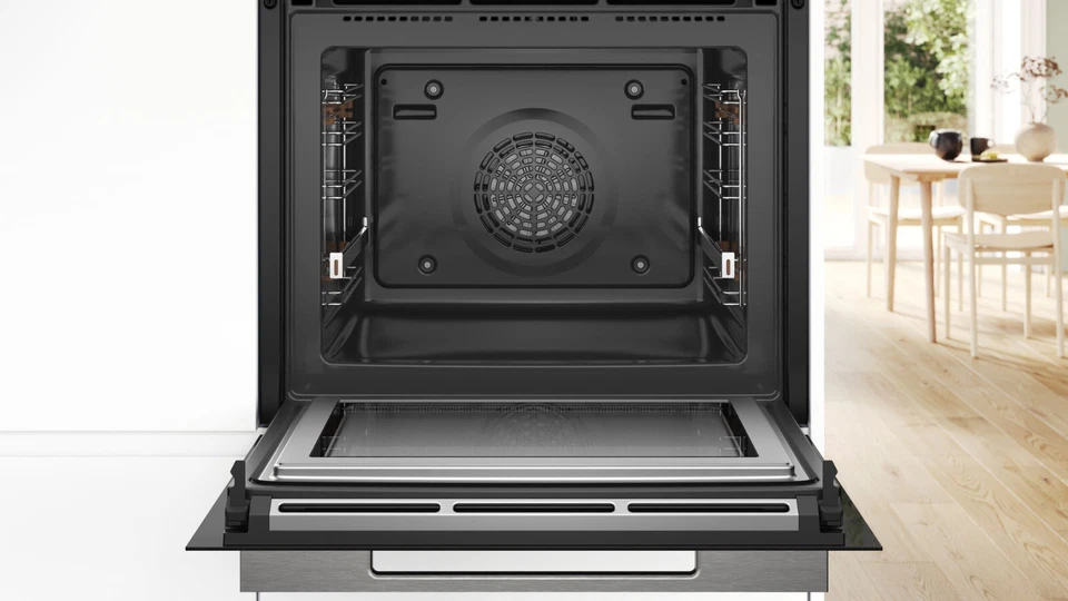 Bosch, Serie 8, HMG776NB1  Einbau-Backofen mit Mikrowellenfunktion schwarz - Bild 2 von 4
