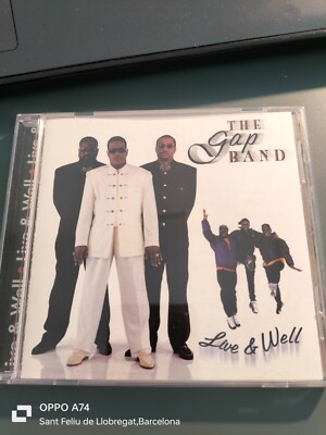 RAR CD. THE GAP BAND. LIVE & WELL. MADE IN ENGLAND