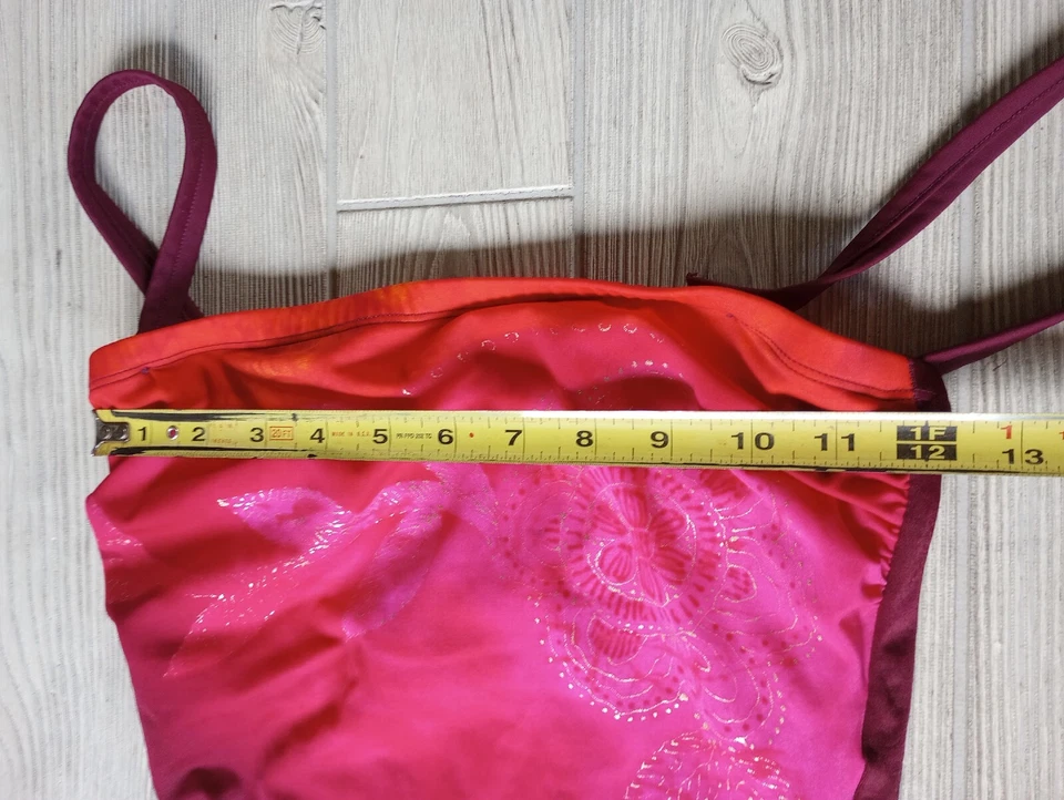 Traje de baño vintage Roxanne talla sujetador, estampado floral brillante talla 32C/8 Foto 4 de 4