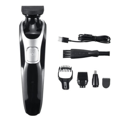 Akku Haarschneider Set | Nasentrimmer | Bartstyling | Body Groomer Set