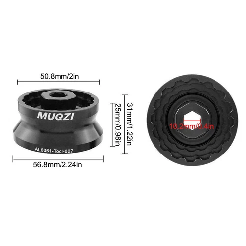 5-in-1 Fahrrad Tretlagerwerkzeug Für DUB BSA30 BBR60 MT800 BB93 Mountainbike - Bild 9 von 13