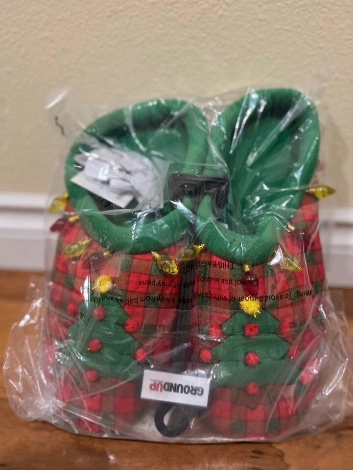 Zapatilla interior Urban Outfitters tema árbol de Navidad interior unisex talla L-XL NUEVA Foto 2 de 3