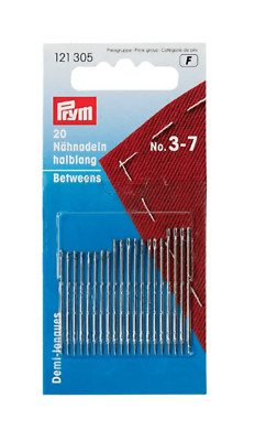 Prym Nähnadeln Sharps Nr. 5 - 0,80 mm x 40 mm Stahlhandnadeln