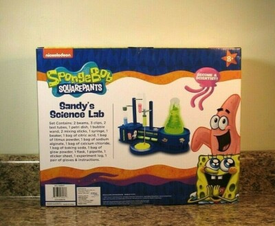 Nickelodeon SpongeBob SquarePants Sandy's Science Lab Playset 25+