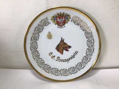 HH96 Vintage Beautiful Porcelain Plate - Set of Only 1 Vintage Porcelain Plate