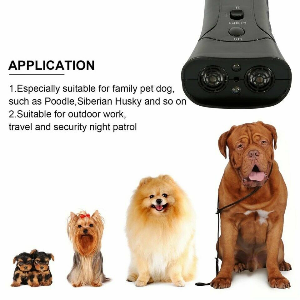 Petgentle Ultrasonic Anti Dog Barking Pet Trainer LED Light
