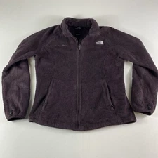 The North Face Jacket Womens Large Purple Full Zip Fuzzy Osito Sweater Ladies