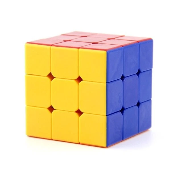 Speed Cube 3x3 Magic Cube Stickerless Puzzle Cube Intelligence Improvement Toys - Image 3 of 4