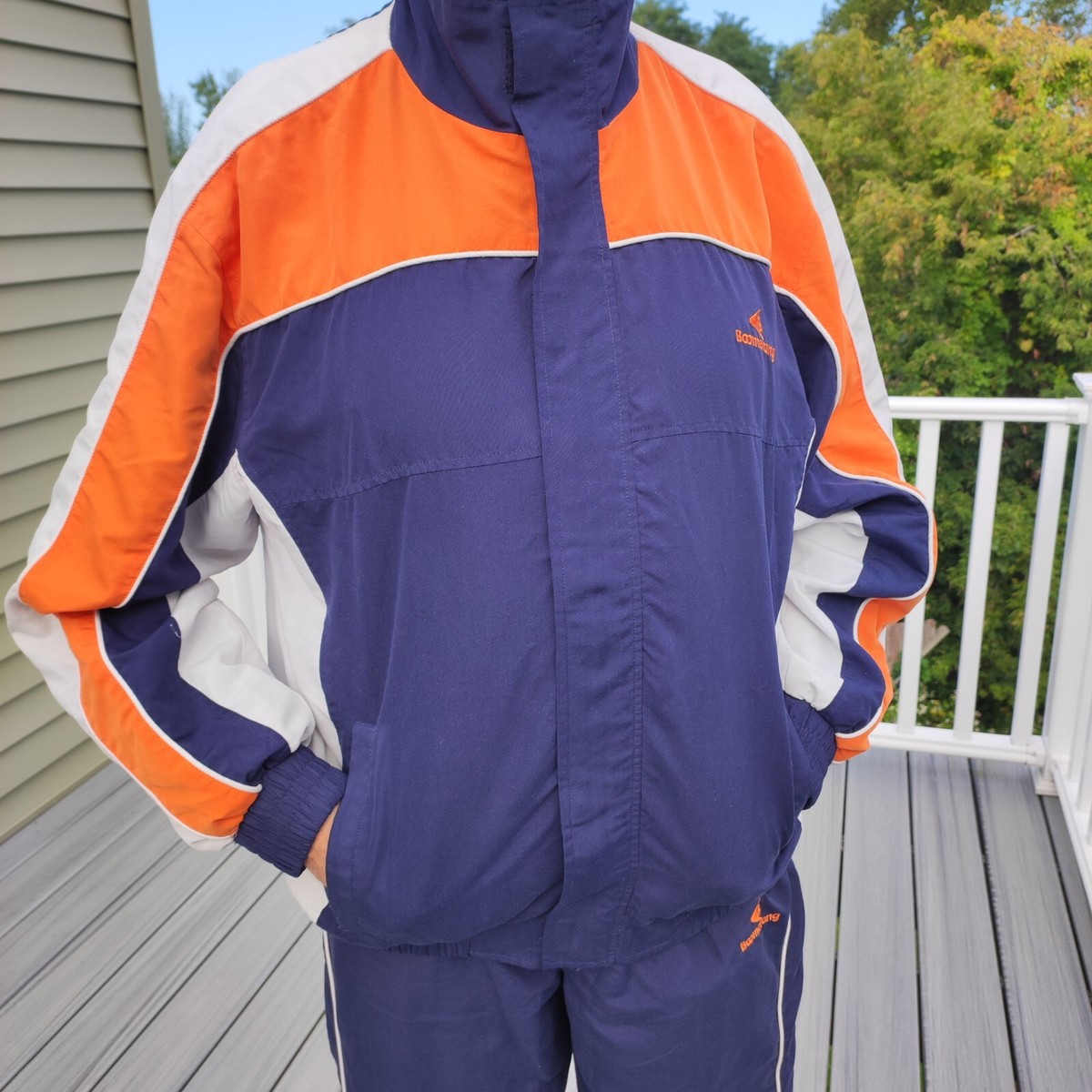Boomerang Spain Windbreaker Track Suit Jacket /Pants Set Men's Sz