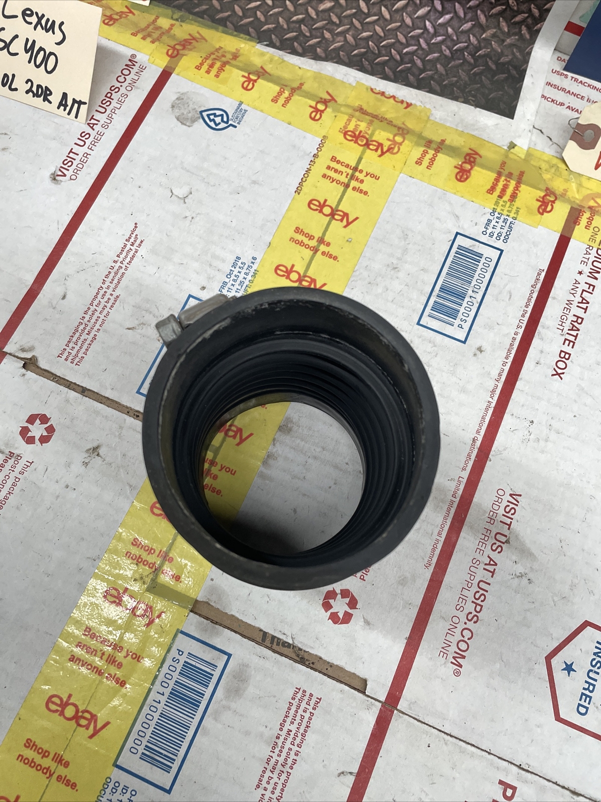 9296 LEXUS SC400 AIR CLEANER INTAKE DUCT HOSE TUBE COUPLER 17881