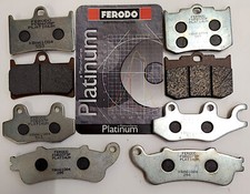 FERODO PLATINUM BRAKE PADS POST PIAGGIO 300 VESPA GTS SUPER 2008-