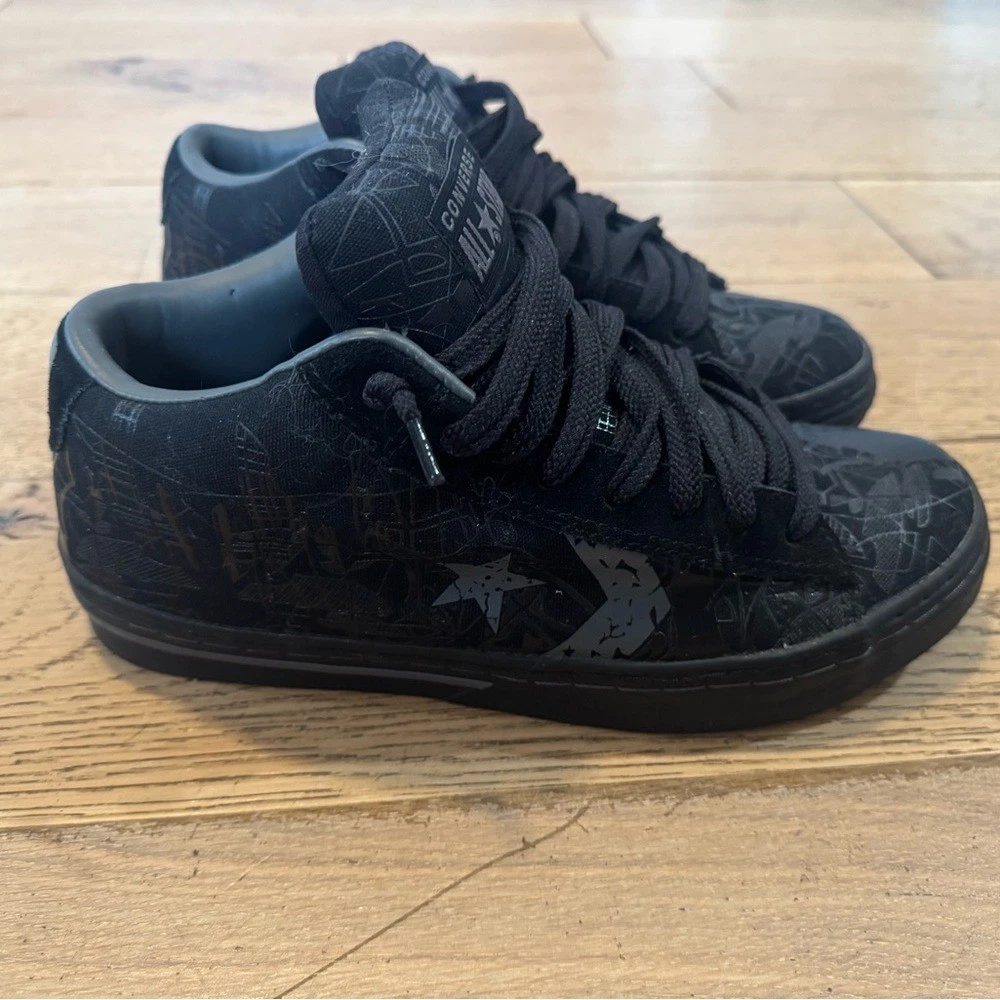 Sneakers Converse All Star nere uomo taglia 9 5 streetwear skater