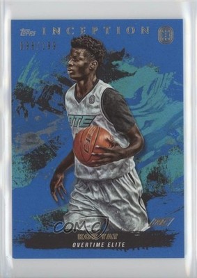 2021-22 Topps Inception OTE Overtime Elite Blue 98/199 Kok Yat #8 1u5y