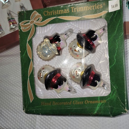 Glass Christmas Ornaments Older 4 Boxes 35 See Description for Details - Picture 3 of 11