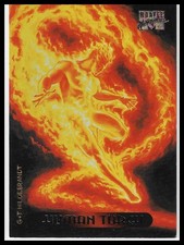1994 Fleer Marvel Masterpieces Hildebrandt Brothers 52 Human Torch