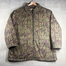 Vintage 90s Dickies Trebark Camo Field Jacket Made in USA XL Camouflage Utility