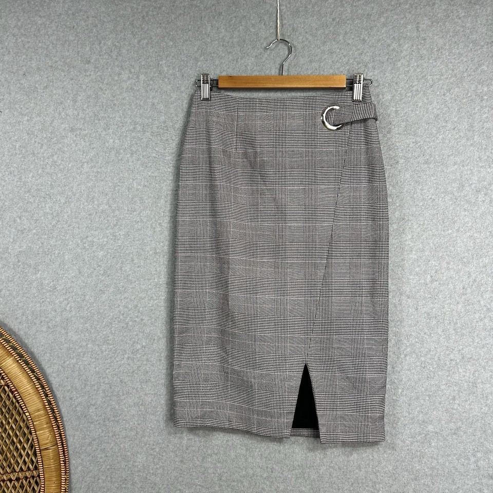 Portmans Skirt Midi Pencil Size 8 Corporate Career Office Work Wear 