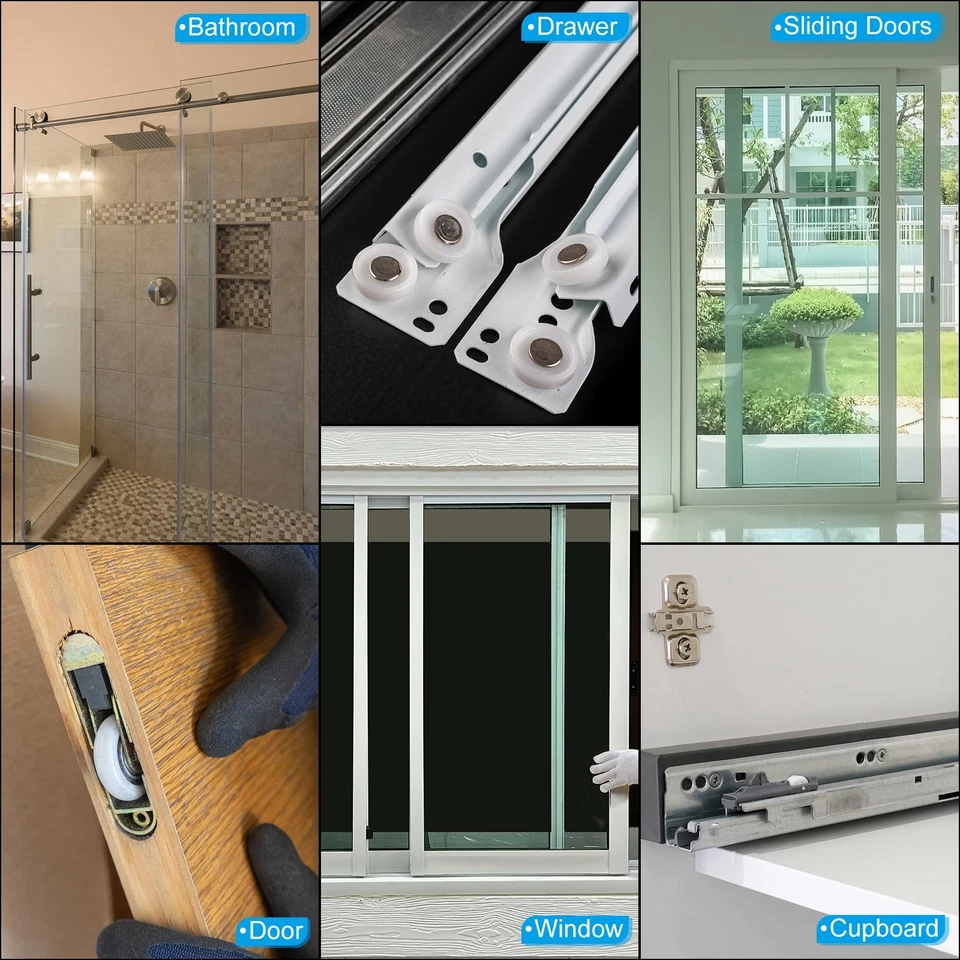 Kunststoff Rollen Ø8mm - 88mm für Tore mit Lager Laufrolle Führungsrolle Rollen - Bild 4 von 4