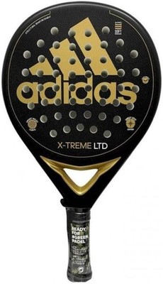 Adidas X-Treme LTD Black & Gold Padel Racket, Pala Padel, Paddle Tennis Racquet