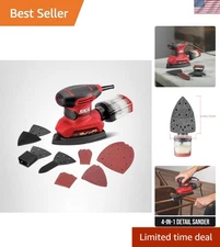 Corded Multi-Function Detail Sander with Micro-Filter - 3 Attachments Included