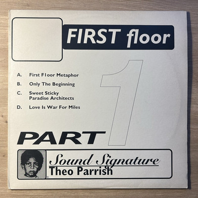 PF076/1 Theo Parrish First Floor (Part 1) Cover NM- Vinyl 1x M 1x NM- 1998 UK