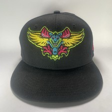 Modesto Nuts Hat Cap Fitted 7 1/4 Black Copa De La Diversion Men’s 0218