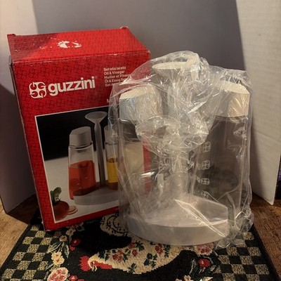 Vintage Guzzini Oil and Vinegar Set  Futon Minute