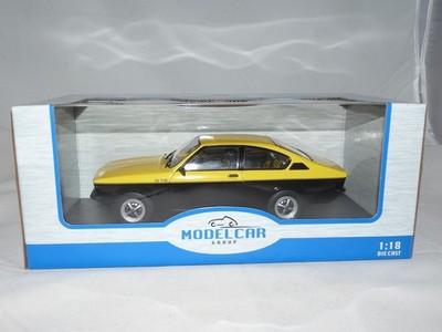 Modelcar Group MCG 18598 Opel Kadett C Coupe GT/E gelb/schwarz 1975 1:18 NEU ...