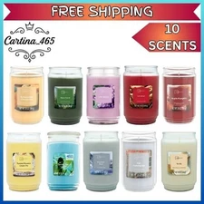 Mainstays Scented Single-Wick Large Glass Jar Candle, 20 oz – Select Scent