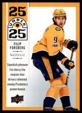 2018-19 Upper Deck 25 Under Filip Forsberg Nashville Predators #U25-16