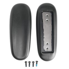 Office Chair Replacement Armrest Arm Pads Caps 10 x 4.0 x 2.1 inches, Black