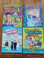Abeka History, Science, Health 1 Readers, uma...