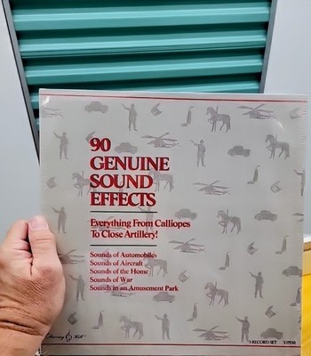 Sound Effects Vol.1 90 Genuine Sound Effects 3 Record Set Factory Sealed LP NEW