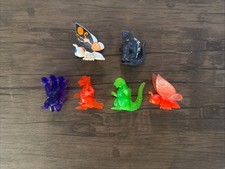 3 Mini Godzilla Figures Official Bandai Namco Series 1 2 Translucent Variants