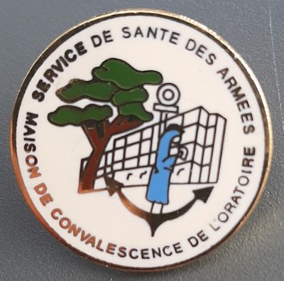Pins Marine Gesundheitsdienst SSA Ex Krankenhaus ORATOIRE Toulon ORIGINAL VINTAGE