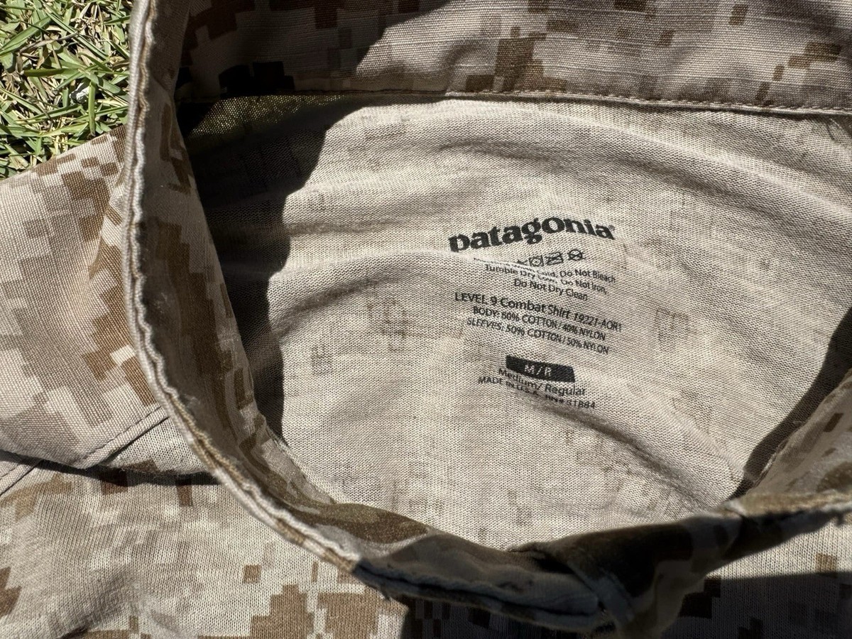Patagonia L9 AOR1 Combat Shirt MEDIUM/REGULAR Tactical Military | eBay