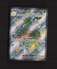 Espathra ex 214/091 Paldean Fates Full Art Shiny Holo rara carta Pokemon LP