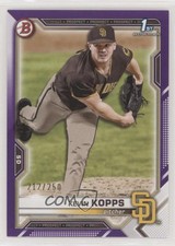 2021 Bowman Draft Purple 212/250 Kevin Kopps #BD-7 s3g