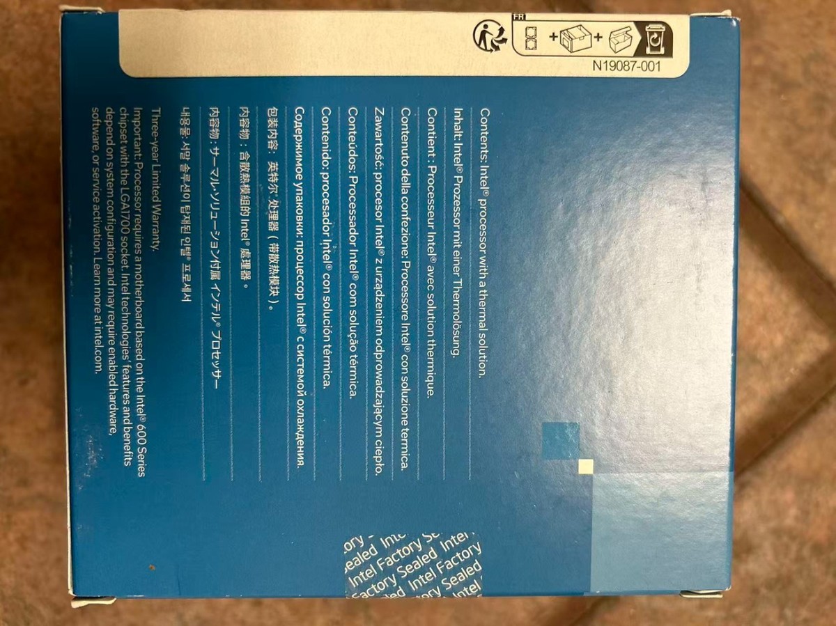 CPU intel Core i5-12400F CPU LGA 1700 Intel CPU Core i5-12400F / 6/12 / 2.5GHz / 6xxChipset