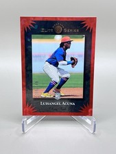 2025 Panini Donruss - Elite Series Luisangel Acuna #18 Red Ice /149 (RC) 🔥⚾️
